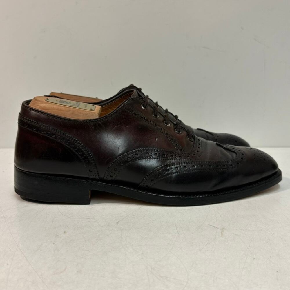FULLY RESOLED Alden x Brooks Bros. A764 Shell Cordovan Wingtip Brogue USA 8 C